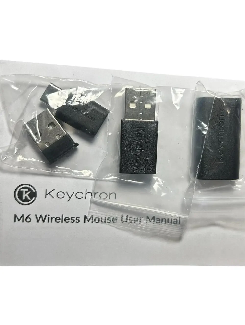 Keychron M6 Wireless Computer Mouse 26K DPI Optical Computer Mouse Black- NEW